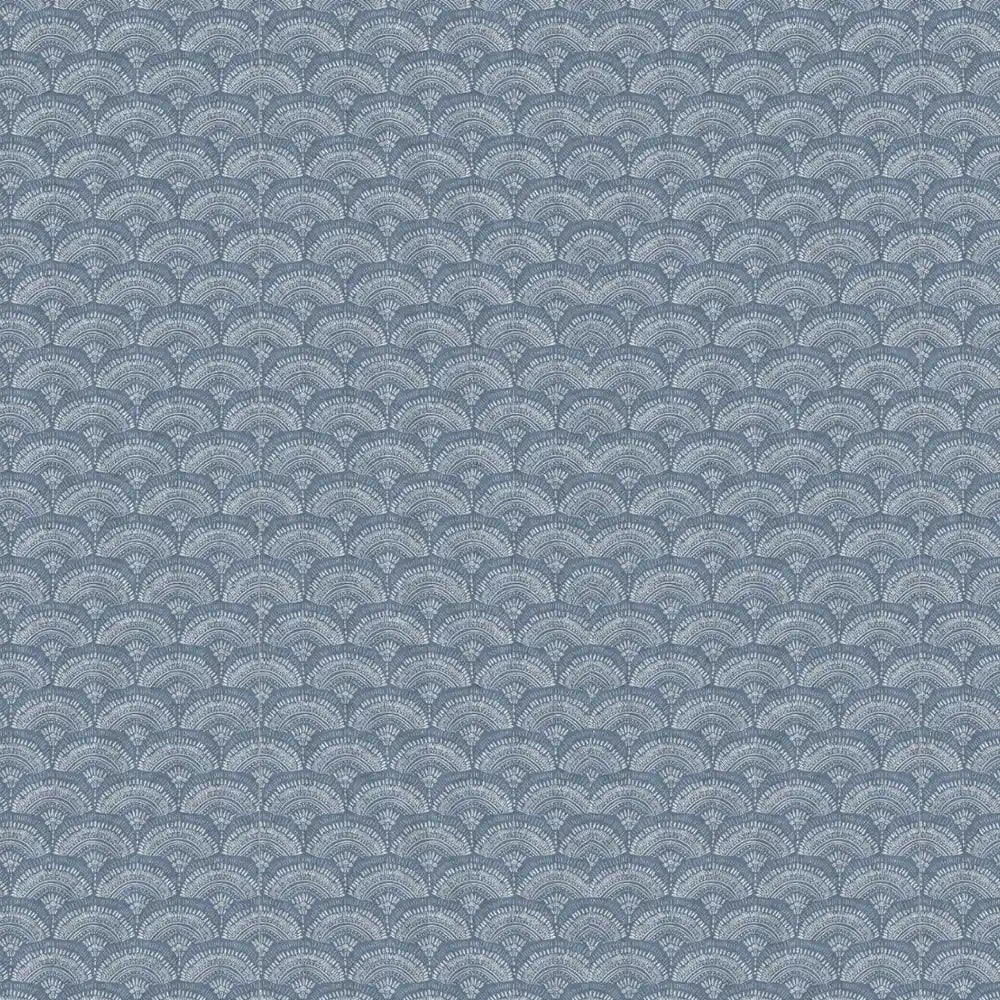 Navya Abstract Design Wallpaper Roll in Blue Color for Rooms