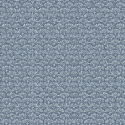 Navya Abstract Design Wallpaper Roll in Blue Color for Rooms