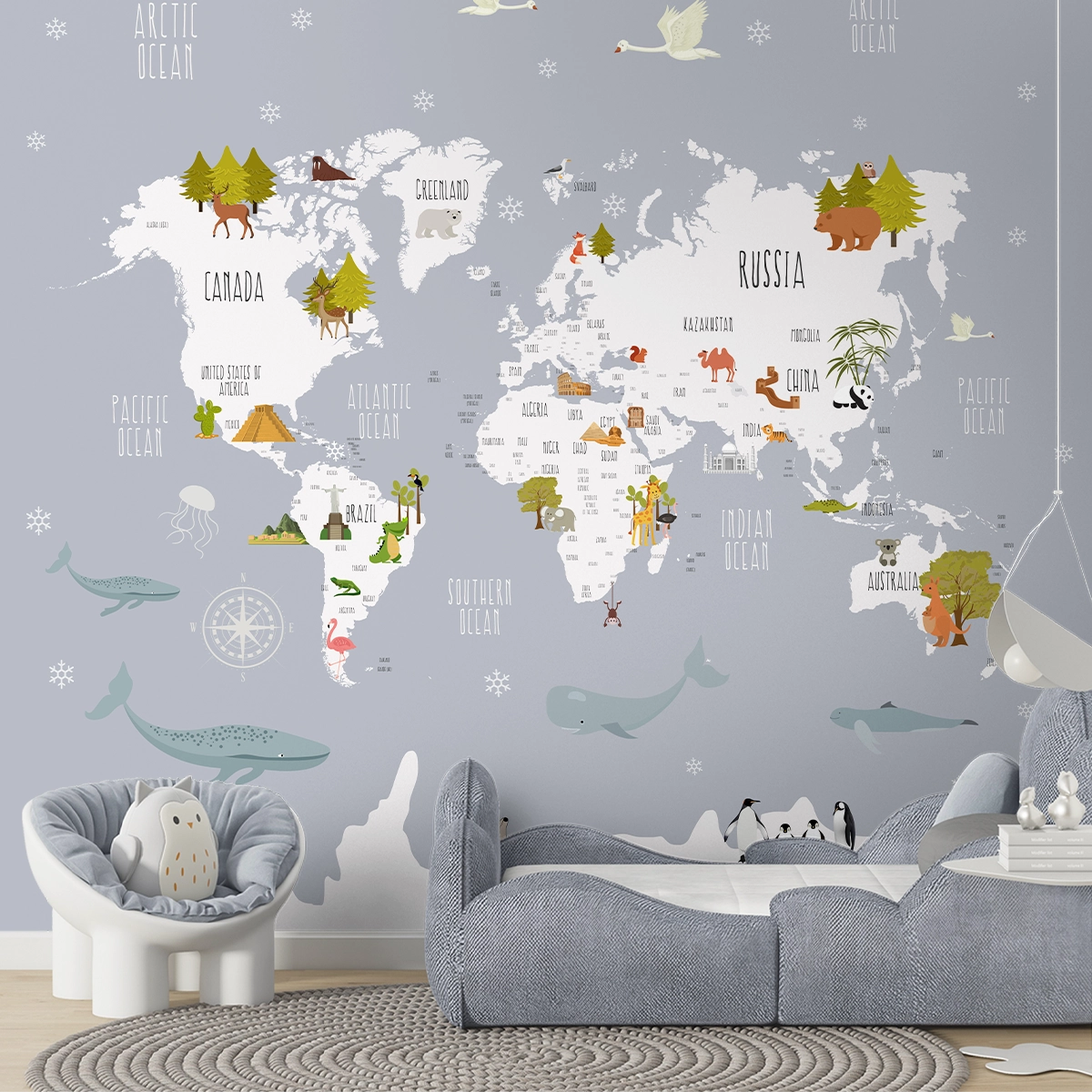 20 Inspiring World Map Wallpaper for 2024 | Rebel Walls