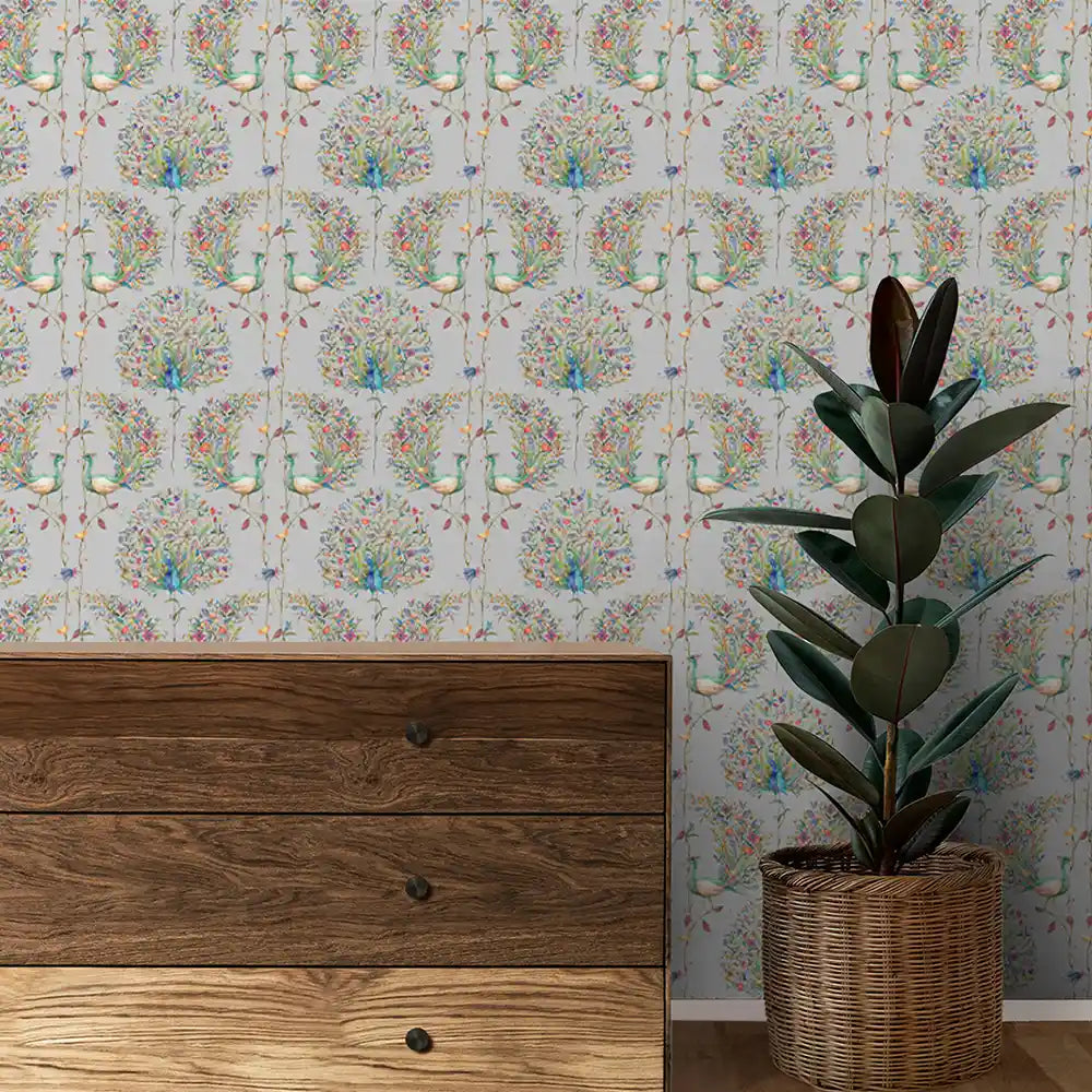 Shop colorful tree-patterned wallpaper at best price