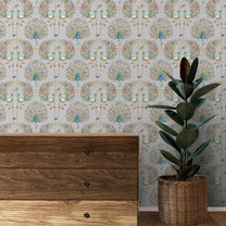 Shop colorful tree-patterned wallpaper at best price