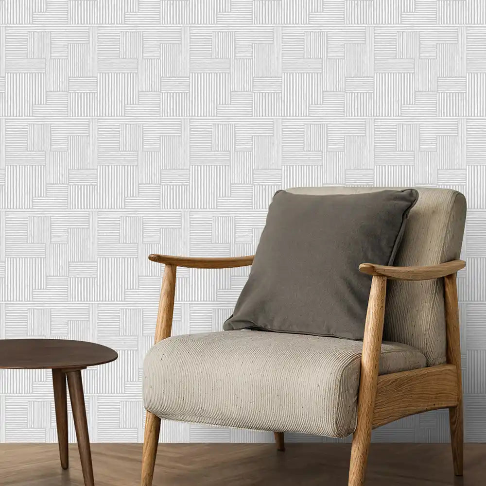 Traces Design Wallpaper Roll in Grey Color For Rooms