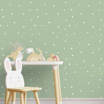 Polka Dot Design Wallpaper for Kids Room