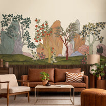 Verdant Valley Wallpaper Designed for Rooms