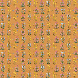 Indian Rusty Background Indian Motifs Deep Rust Wallpaper | Life n Colors