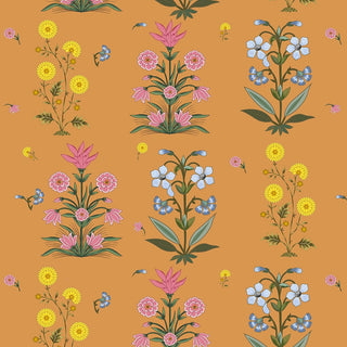 Indian Rusty Background Indian Motifs Deep Rust Wallpaper | Life n Colors