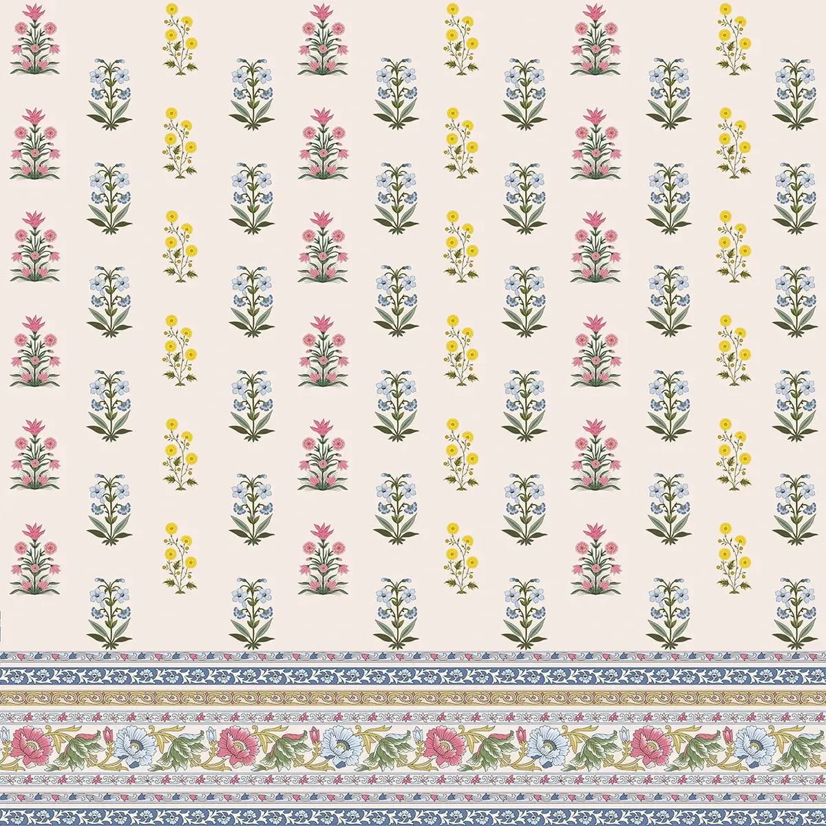 Buy Kesari Blossom Indian Motifs Room Wallpaper