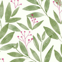 Shop Paradise Design Wallpaper Roll in Green Color