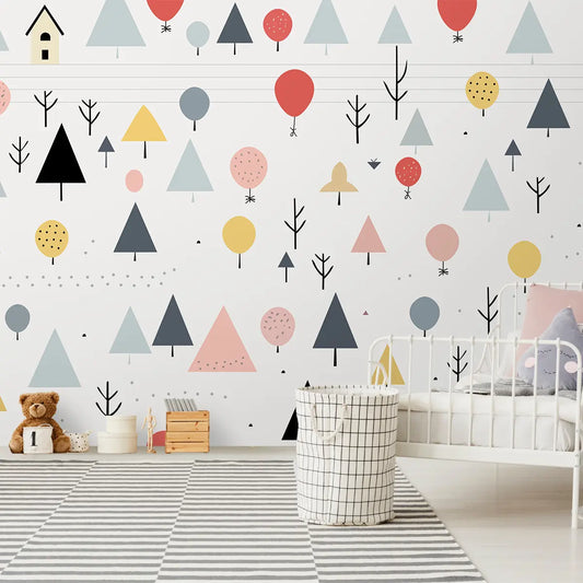 Shop Modern Kids Room Wallpaper Design