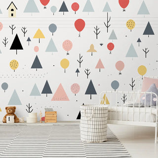 Modern Kids Room Design Wallpaper | Life n Colors
