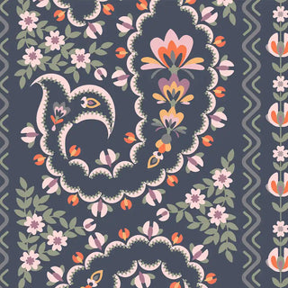 Buy Naveli Wallpaper for Walls in Dark blue Color