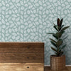 Ivy Design Theme Wallpaper Rolls in Green Color