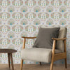 Barkha Wallpaper Roll for Rooms in Off white Color