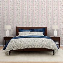 Naveli Wallpaper for Walls in White Color for Rooms