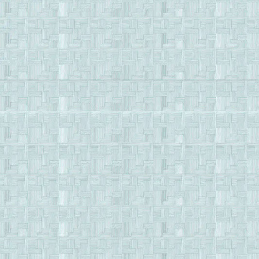 Traces Design Wallpaper Roll in Sea Blue Color For Rooms