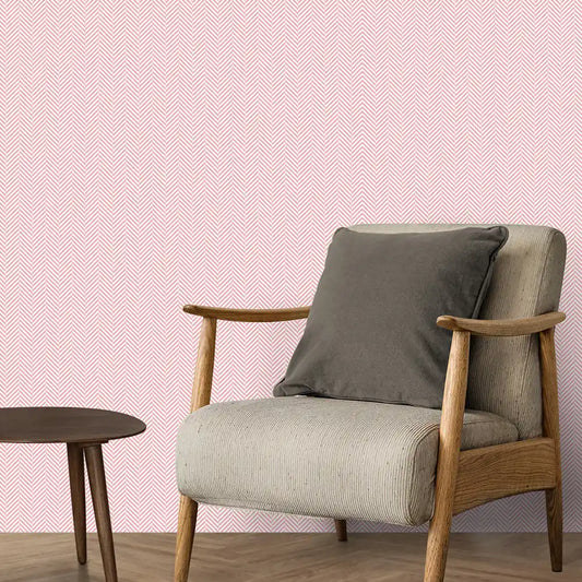 Sunrise Design Wallpaper Roll in Pink Color Buy Online