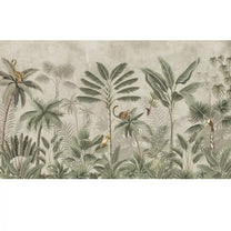 Tropical Dreams Artful Wallpaper Design Beige Buy Now 