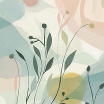 Pastel Paradise Abstract Pattern Wallpaper for Room Buy Now 