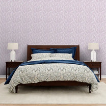 Banjara Design Wallpaper Roll in  Blush Pink Color Buy Online