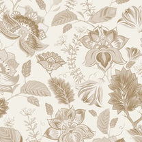 Mimosa Design Wallpaper Roll in Light Brown Color Buy Online
