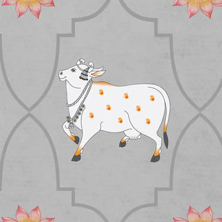 Gauri Design Wallpaper Roll in Grey Color for Rooms