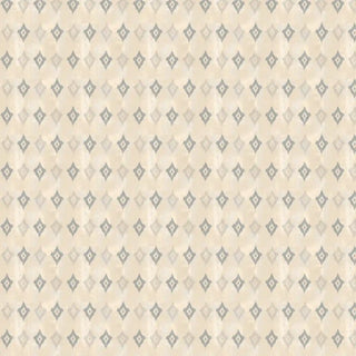 Beige Ikkat Design Indian Bedroom Wallpaper