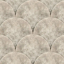 Sandy Arches Abstract Modern Theme Geometric Wallpaper Beige