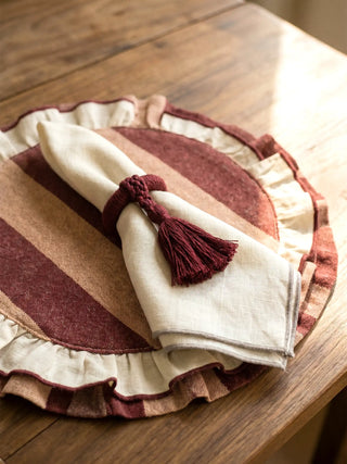 Merlot Napkin Rings (Set of 2)