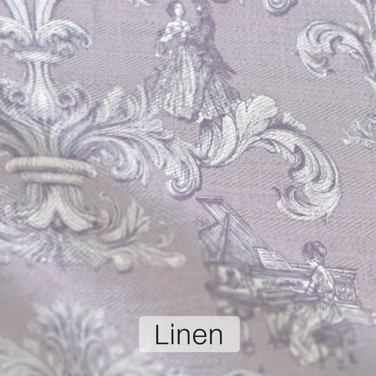 Date Night, Sofa and Chairs Upholstery Fabric Lilac Color
