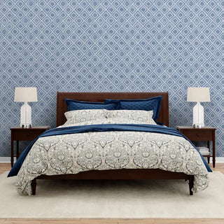 Buy Radiance Design Wallpaper Roll in Blue Color