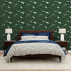 Rangat Indian Theme Wallpaper Rolls in Green Color