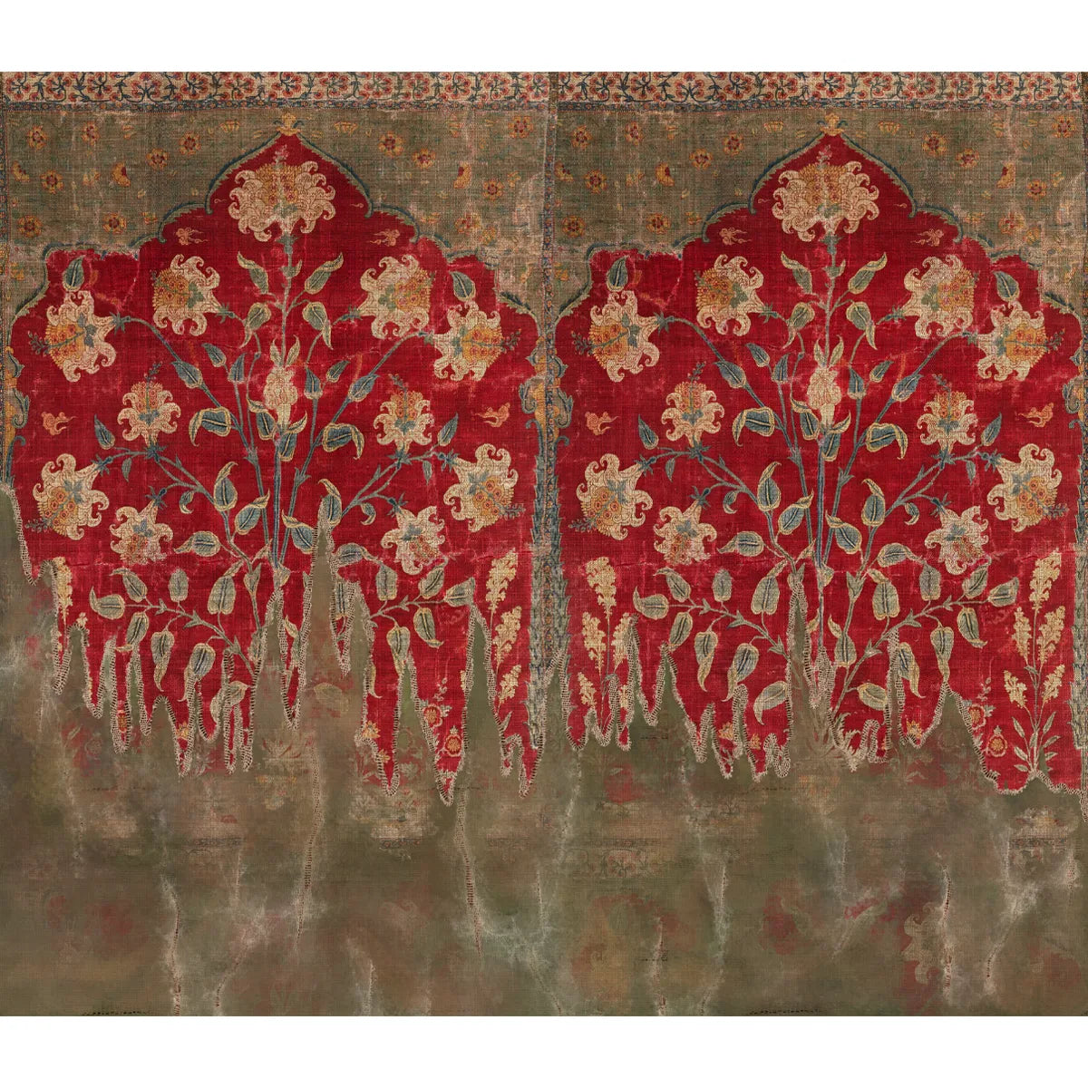 Kaleen Wallpaper Artfully designed for walls Red Buy Now fabric style wallpaper