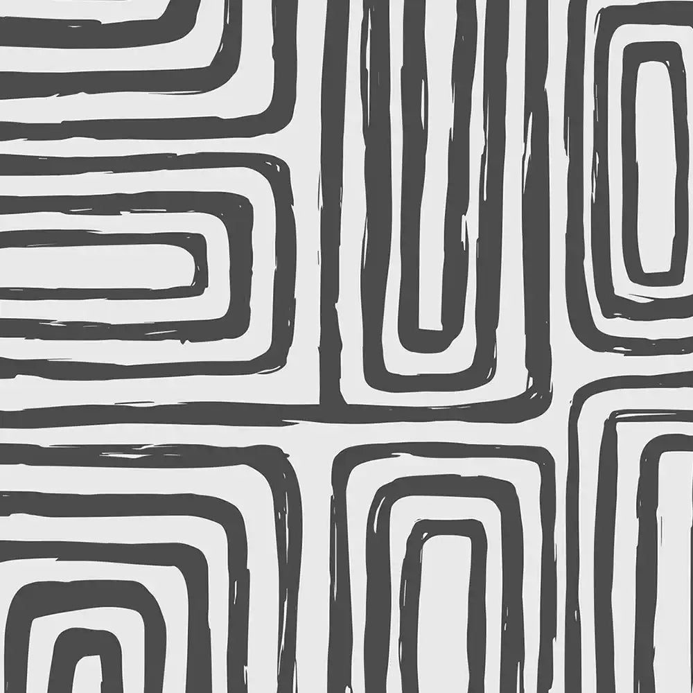 Shop Escher Design Wallpaper Roll in Black and White Color
