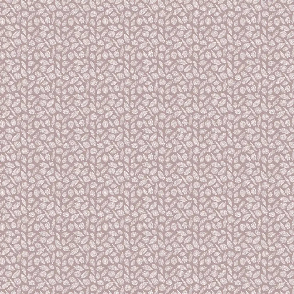 Ivy Design Theme Wallpaper Rolls in Dusty Pink Color For Rooms