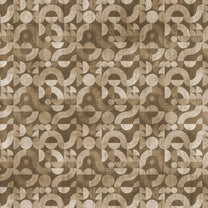 Sutra, Green Abstract Geometric Patten Wallpaper Sepia Buy Now 