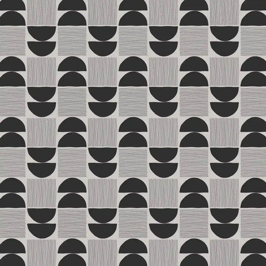 Urban Chic Abstract Modern Theme Wallpaper Warm Grey Color