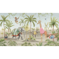 Jungle Bubble Kids Room Wallpaper from Lifencolors