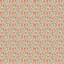 Vibrant Floral Wallpaper, Repeat Patten Beige Buy Now 