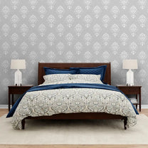 Falguni Design Wallpaper Roll in Pale grey Color for Rooms