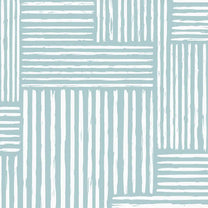 Shop Traces Design Wallpaper Roll in Sea Blue Color
