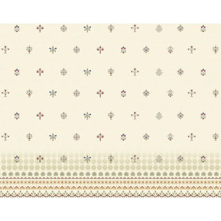 Yellow Indian Motif Wallpaper for Rooms