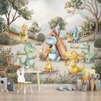 Dino Camp Kids Room Wallpaper Kids room 