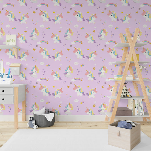 Tiny Unicorn Treasures, Design for Kids, Lilac