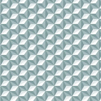 Prism 3D Wallpaper for Walls in Light Green Colors for rooms
