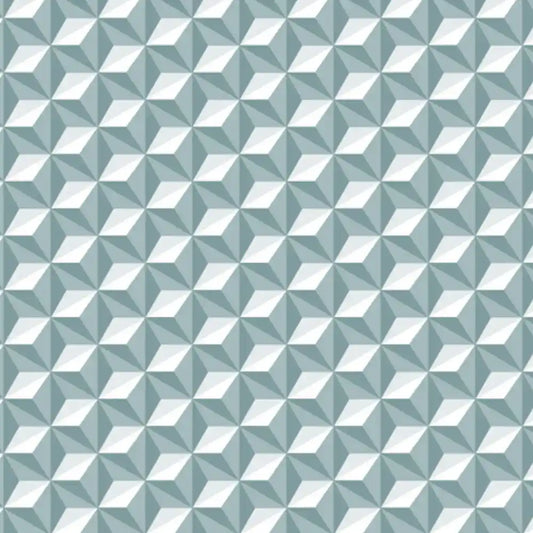 Prism 3D Wallpaper for Walls in Light Green Colors for rooms