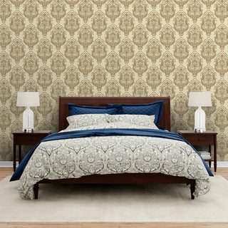 Ambiance Design Wallpaper Roll in Off Tan Color