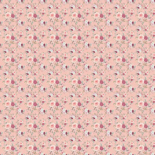 Buy Roses Design Wallpaper Roll in Peach Wanderlust Color