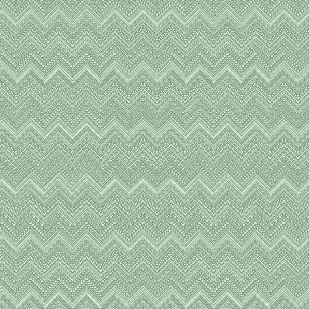 Horizon Design Wallpaper Roll in  Green Color for Rooms