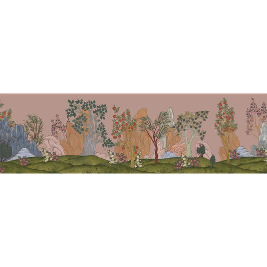 Verdant Valley Wallpaper Designed for Rooms, Dusky Pink Shop Now 