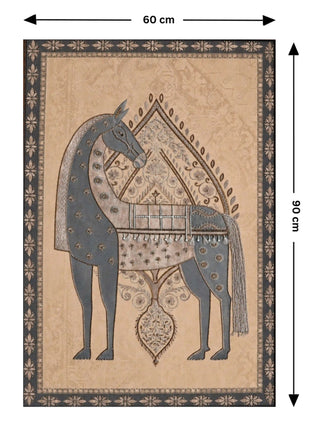 Swarna Ashwa, Embroidered Wallart